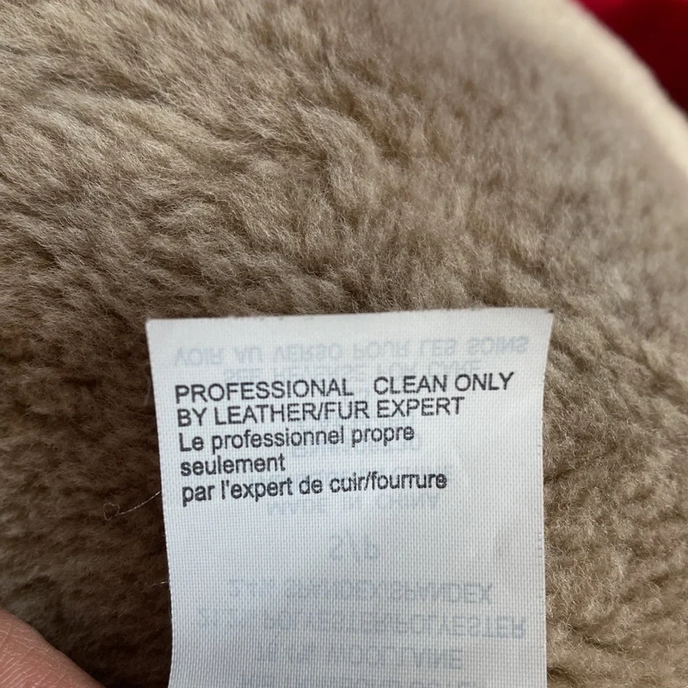 Vince tan shearling draped open jacket - Picture 7 of 10